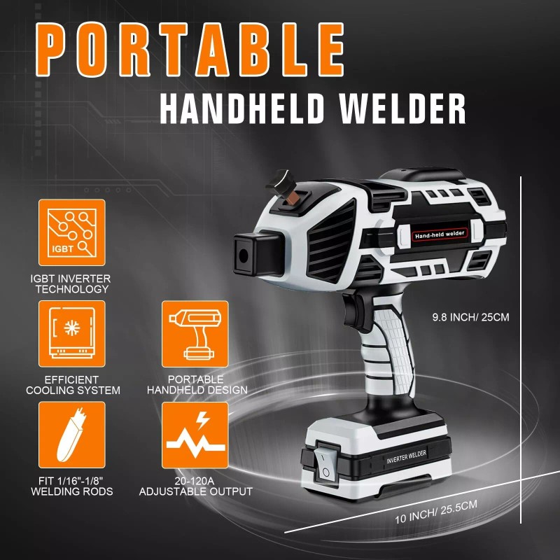 TRQWH 110V Handheld Stick Welder, 6 Variable Current, IGBT Inverter