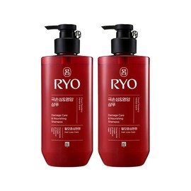 Ryo Hambit Extreme Damage Nutrition Shampoo 480ml x 2 Gentle for Sensitive Ryo Hambit Extreme Damage Nutrition Treatment 300ml x 2 / 려 함빛 극손상영양 샴푸 480ml 2개 민감순한 려 함빛 극손상영양 트리트먼트 300ml 2개