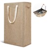 Odonata Slim Laundry Hamper Handles Collapsible Laundry Basket Thin Dirty