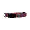 Crazy Hearts Dog Collar - Size Medium 14" to 20" Long - Made In The USA