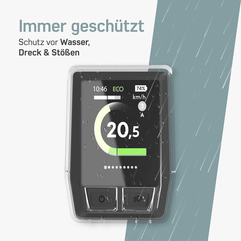 Borgen E-Bike Screen Protector, Suitable for Bosch Kiox Display BUI330,