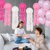 Hanging Jelly Fish Decoration, Pink Jellyfish Paper Lanterns - Jellyfish