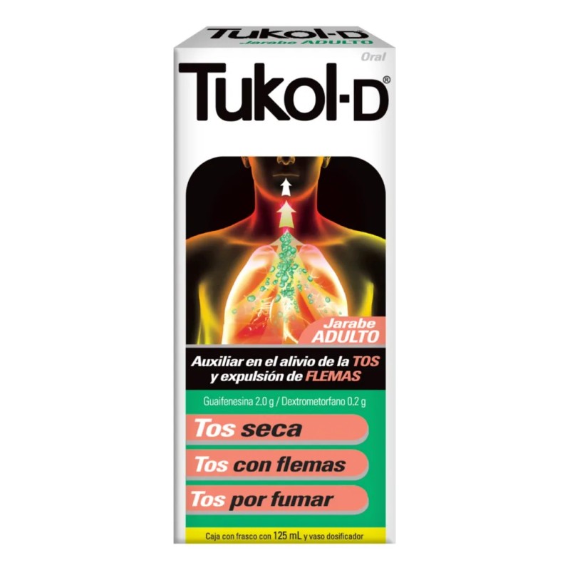Tukol Jarabe Adulto 125 Ml. Alivio A Tos Y Flemas