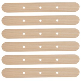 yangsense Soporte para mecha de velas, dispositivo de centrado de mecha Material de abedul que ahorra mano de obra Fácil uso para hacer velas para la producción de bricolaje(150 * 20mm3 agujeros)