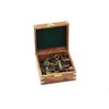 Solid Brass Sextant with Two Extra Sighting Telescope-Marine Gift-Astrolabe