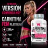Testrol Women Series Carnitina Fem Platinum Inositol Suplemento Alimenticio Cápsulas