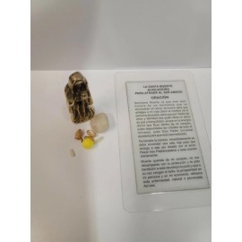 Sta Muerte AUXILIADORA PARA ATRAER SER AMADO IMAGEN 1.5" Holy Death-Laminada
