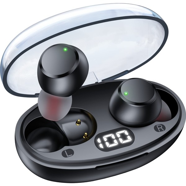 ZINGBIRD Ear Buds Wireless Earbuds Bluetooth 5.4 Headphones with LED