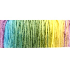 2 Skeins Rainbow Soft Yarn 100% Wool Gradient Multi Color Yarn for Crocheting Knit Total Length 180m×2(196yds×2,50g×2)-24