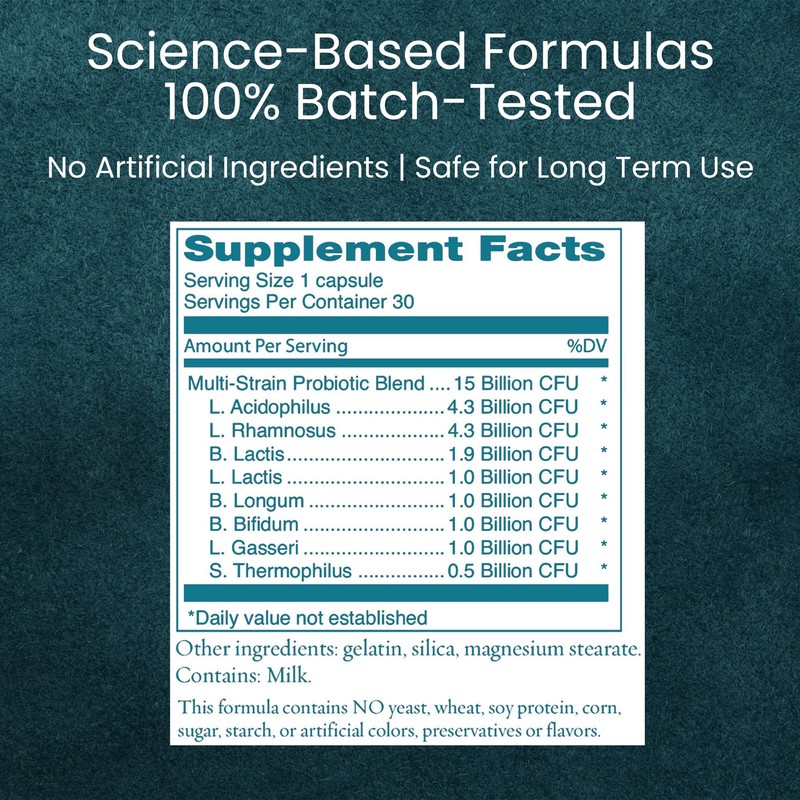 Super Biotic Probiotic Supplement for Digestive Wellness 30 capsules