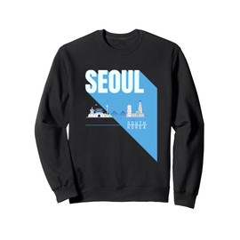 Seoul South Korea Landmark Modern Illustration Sweatshirt