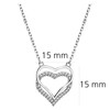 Sofia Milani - Women's Necklace 925 Silver - with Zirconia