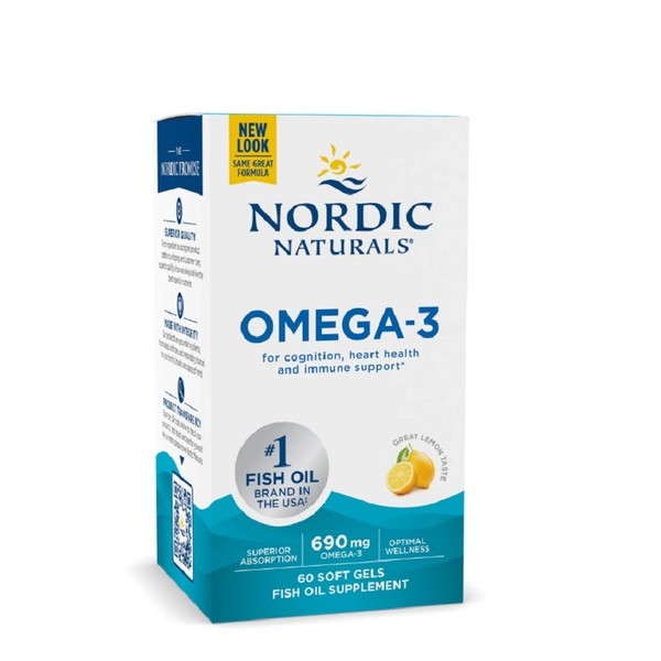 Nordic Naturals Omega-3 Lemon - 180 Capsules