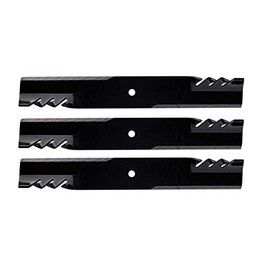3 Pack Oregon 396-771 G6 Gator Mulcher Mower Blade for John Deere M143504 62"