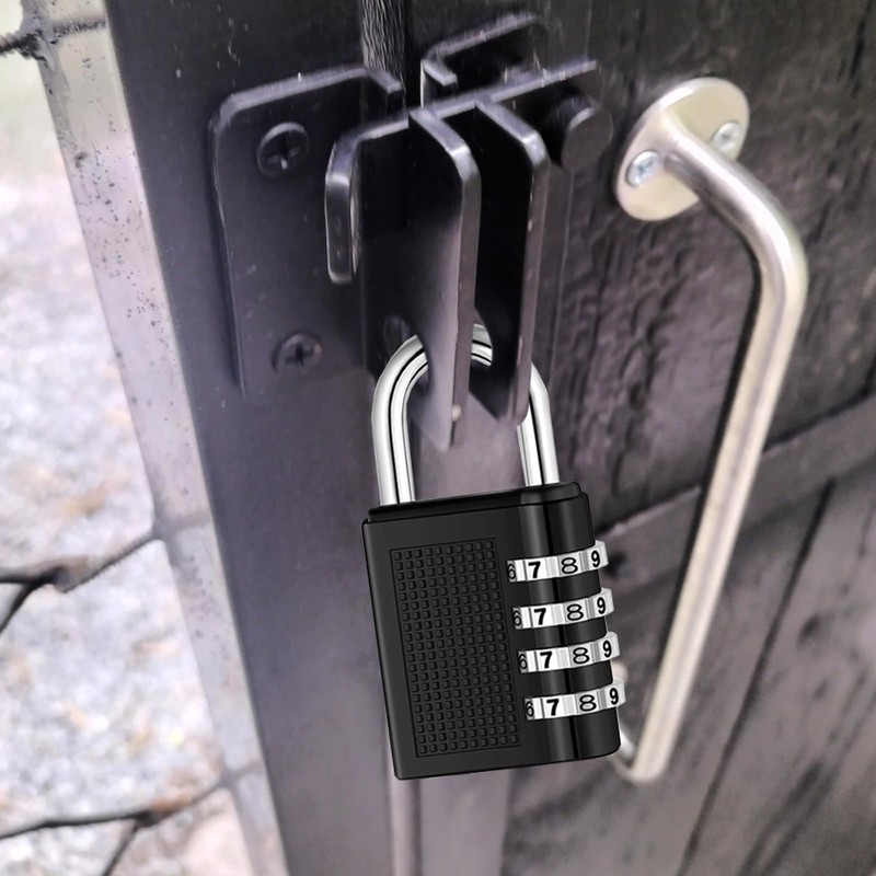 HRLORK Combination Padlock 3 Packs School Locker Lock Outdoor Weatherproof