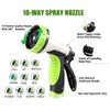 Macuvan Flexible Metal Garden Hose 100ft-Heavy Duty Water Hose with