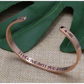 JoycuFF Love Bracelets for Women Valentine's Day Gifts for Women Wife Couple Long Distance Gifts for Bestie Best Friend I Miss You