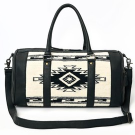 American Darling Duffel Saddle Blanket Genuine Leather Western Women Bag | Handbag | Leather Duffle Bag | Weekend Bag | Travel Duffel Bags | Duffel Bag for Women