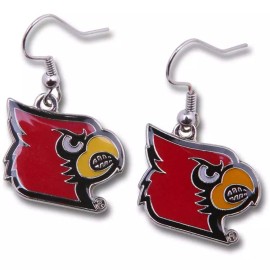 Aminco Louisville Cardinals Dangler Earrings