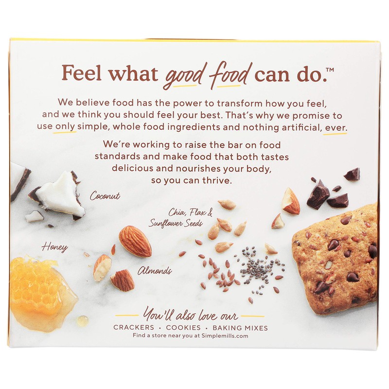 Simple Mills Soft Baked Dark Chocolate Almond Flour Bars 5