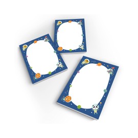 Junapack 12 Mini Notepads Animals Space Party Bags for Kids Birthday Party Favors for Girls Boys A7 Size