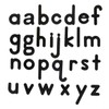 Really Good Stuff EZread Black Plastic Magnetic Lowercase Letter Kit
