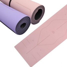 TPE High-Density Non-Slip Balance Exercise Mat for Noise Reduction Home Training Yoga Yoga Mat Standard/Pink
