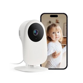 Nooie 2K Baby Monitor with Bluetooth Connection Baby Monitor with 2.4G Wi-Fi, Smart Baby Monitor with Night Vision, Motion/Sound Detection, 2-Way Audio,Work with Alexa, APP Control, Cloud/SD Storage