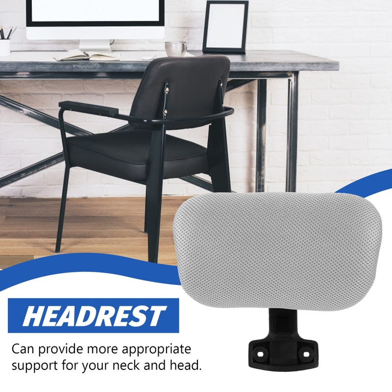 Operitacx Office Chair Headrest Attachment, Adjustable headrest for office chair,