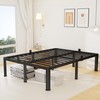 Superay 16 Inch Queen Size Metal Platform Bed Frame with