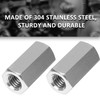 Seimneire 6 Pcs M8 x 1.25 Pitch 25mm Length Hex