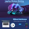 Wireless Gaming Mouse, Rechargeable Wireless Computer Mouse with Type-C Fast