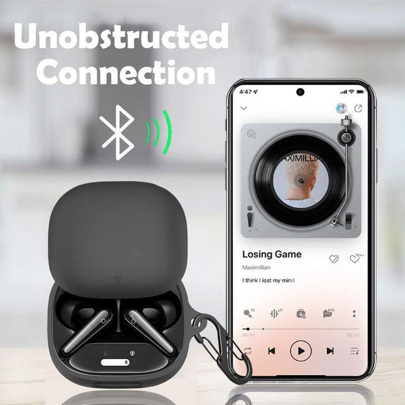 [2 Pack] easyBee Case Compatible with Soundcore Liberty 4 Pro