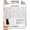 Vrtige Women's Casual Elastic High Waist Flowy Hem A Line