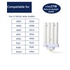 Valoisa CFML27VLX Replacement Fluorescent Light Bulb, Natural Daylight Spectrum 6500K,Compatible