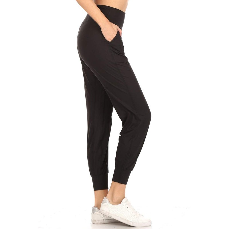 Leggings Depot ActiveFlex Jogger Yoga Pants with Pockets (Full Length,