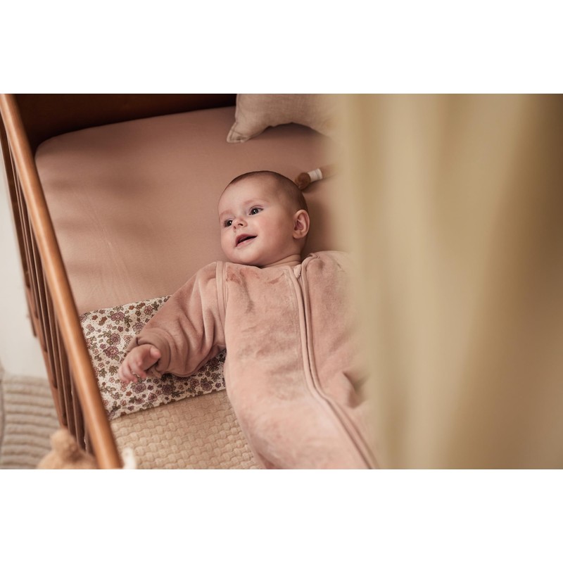 Jollein Jersey Fitted Sheet for the Cot - Wild Rose