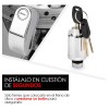 Redlemon Candado Para Bicicleta Y Motocicleta Con Alarma, Sensor De