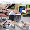 CLDURHGE Card Holder Protector Sleeves Transparent Credit Card Sleeves Plastic
