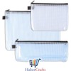 A5 Tuff Bag Zip Wallet Clear Plastic Wallets Zipped Pouch