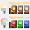 MXhme E26 2.4Ghz Rechargeable Light Bulb with Remote Control,Battery Operated