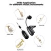 VOEMPHI 2.4G Wireless Saxophone Microphone Clip on Music Instruments Microphone,