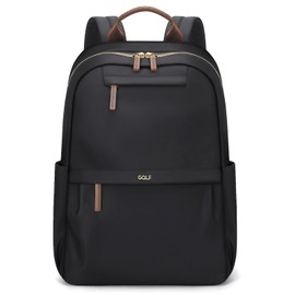 GOLF SUPAGS Laptop Backpack for Women Work Travel Backpacks Computer Bag Casual Daypack Fits 14 Inch Notebook (Black)