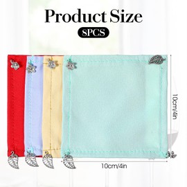 YBEATY 8 PCS Wine Glass Covers to Keep Bugs Out Multicolor Wine Glass Cover Set Weighted Outdoor Wines Glasses Covers Breathable Portable Veils Cover for Restaurant Picnic Dinners Housewarming