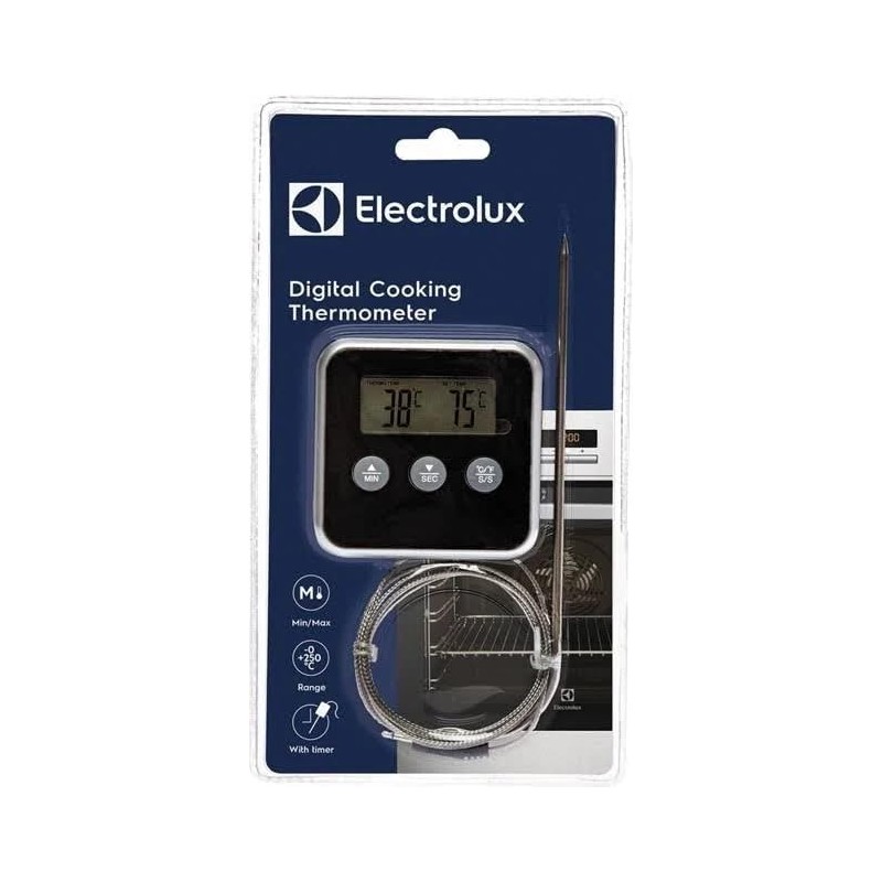 Electrolux E4KTD001 Termometro Digitale con Termosonda in Acciaio Inox per