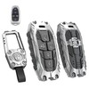 WKIOERAD Heavy Zinc Alloy Key fob Case Cover with Keychain