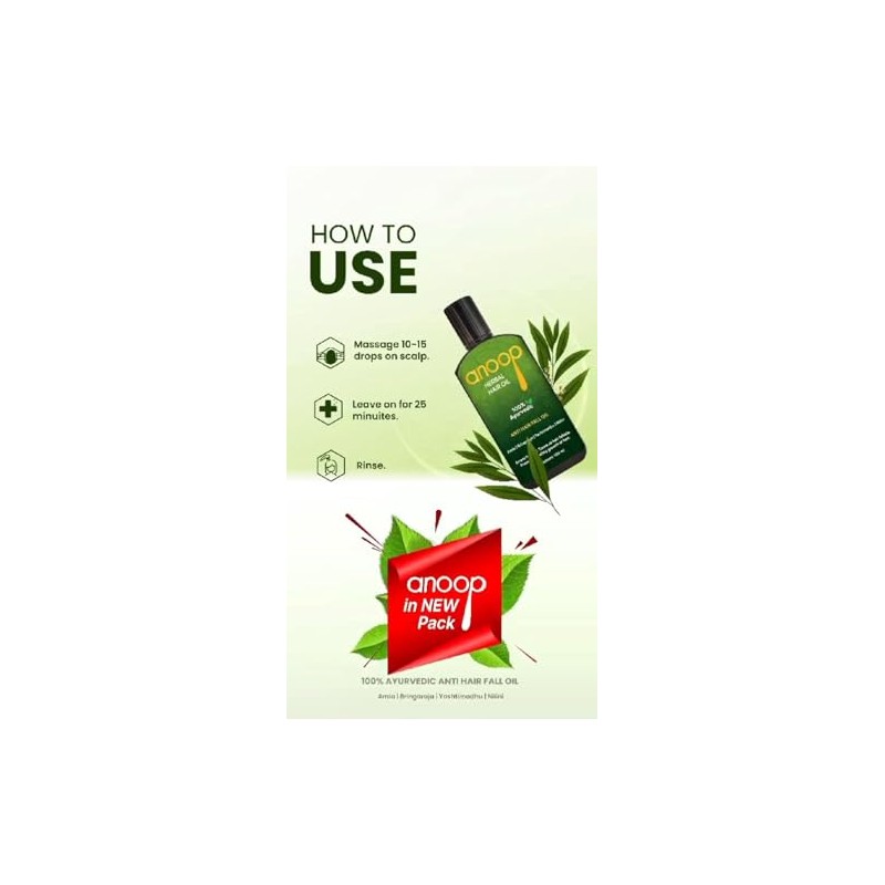  Ano.op Herbal Hair Oil-100 ML
