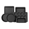 Charola Moldes Para Hornear Postres Cupcakes Juego De 6 Pzas