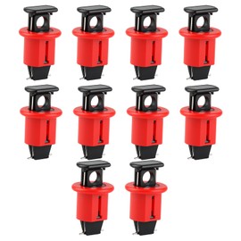 10 Pack Miniature Circuit Breaker Lockout MCB Lock Off Kit for Electricians Professional Air Switch Locks Electrical Safety Device for Power Isolation Miniature Circuits Breaker