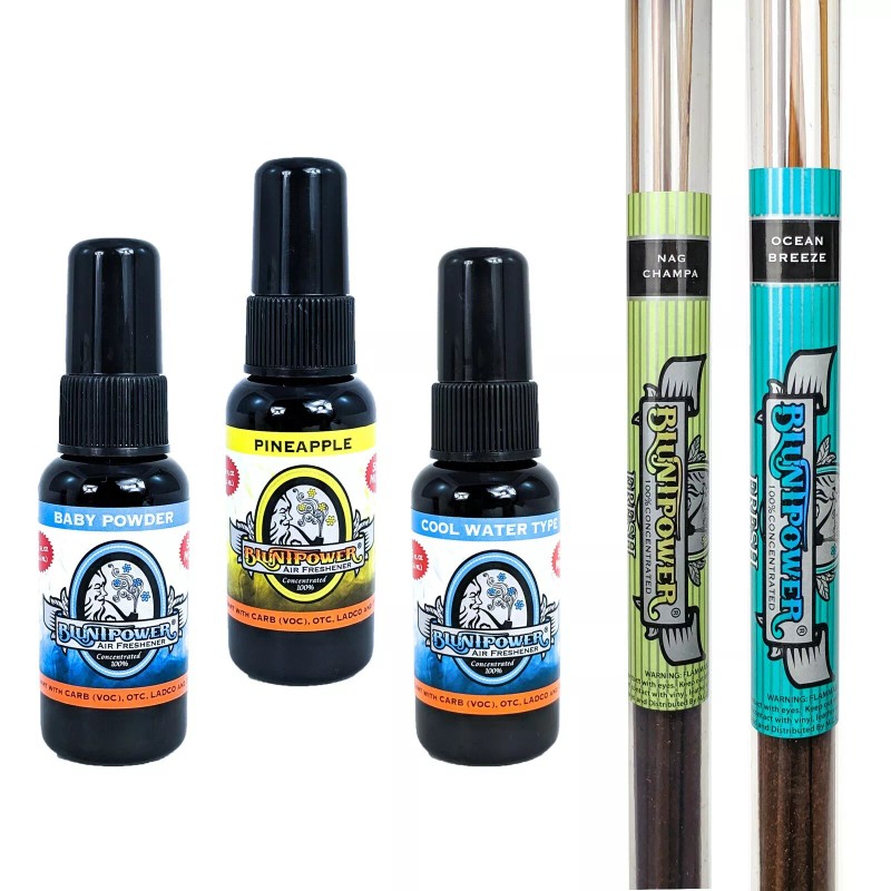 BluntPower Blunt Power Spray & Incense, 3x Sprays & 2x